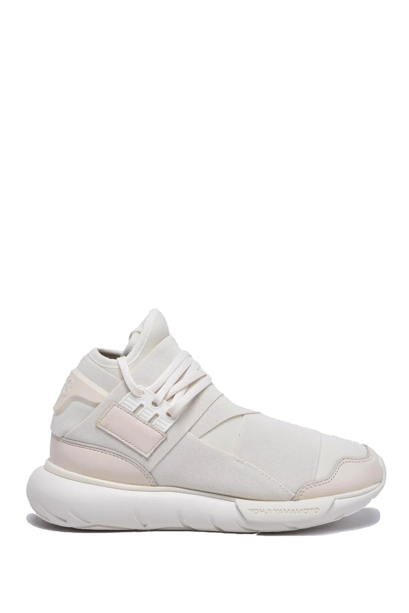 Qasa Sneakers Leather Polyester - White