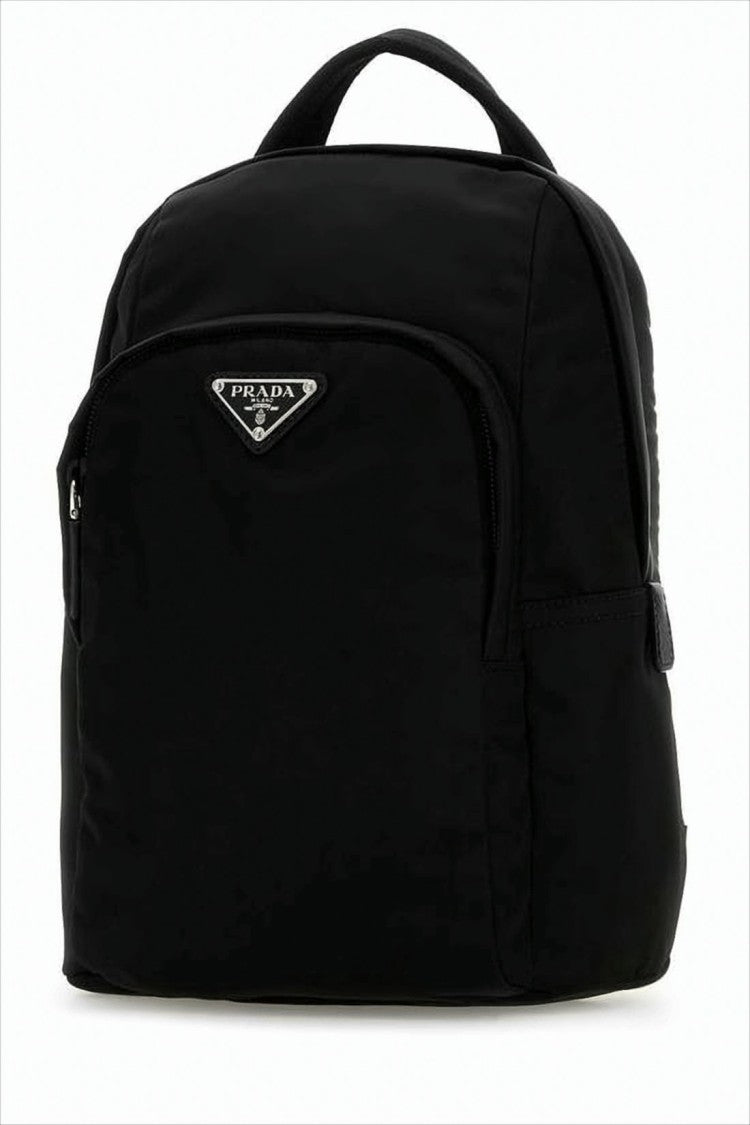 Compact Black Backpack with Minimalist Design