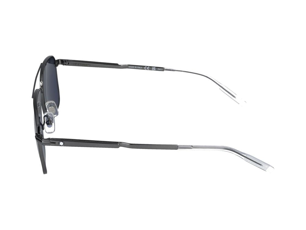 Sunglasses Montblanc MB0278S 003 ruthenium ruthenium blue 56/16/145