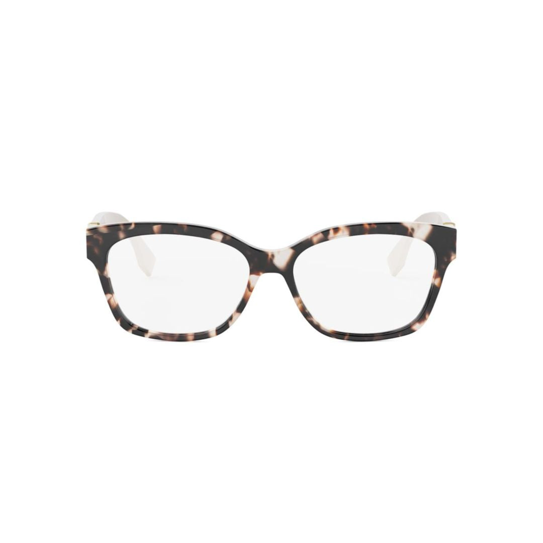 Fe50124i Bold Tortoiseshell Square Frame Sunglasses