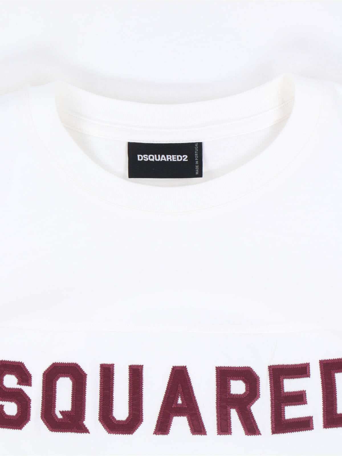 White T-Shirt With Round Neckline