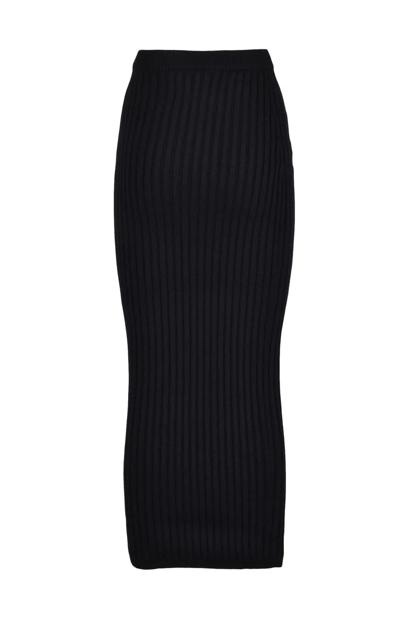 Knit Skirt - Black