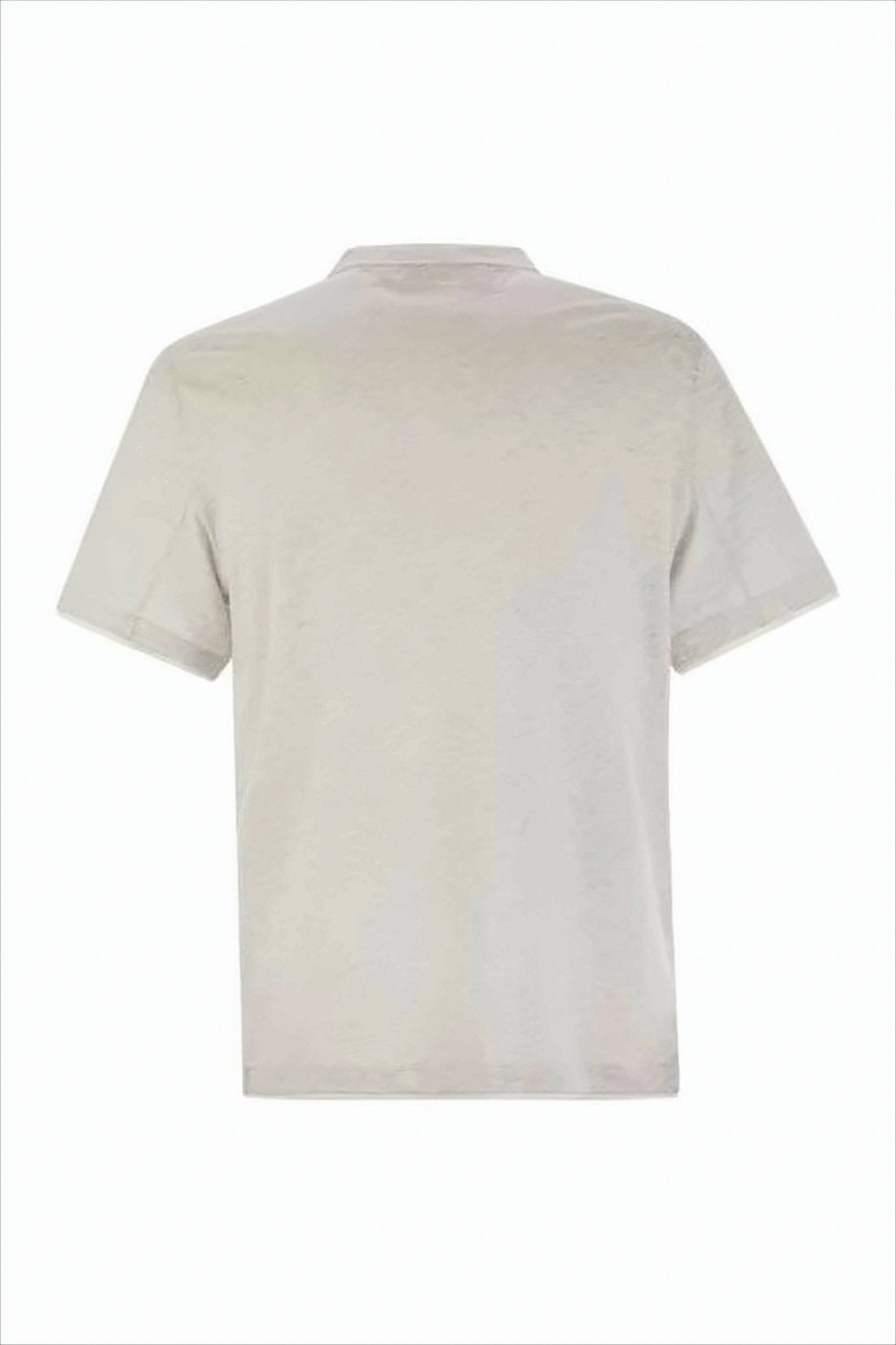 Heathered Textured Short-Sleeved Crew Neck T-Shirt