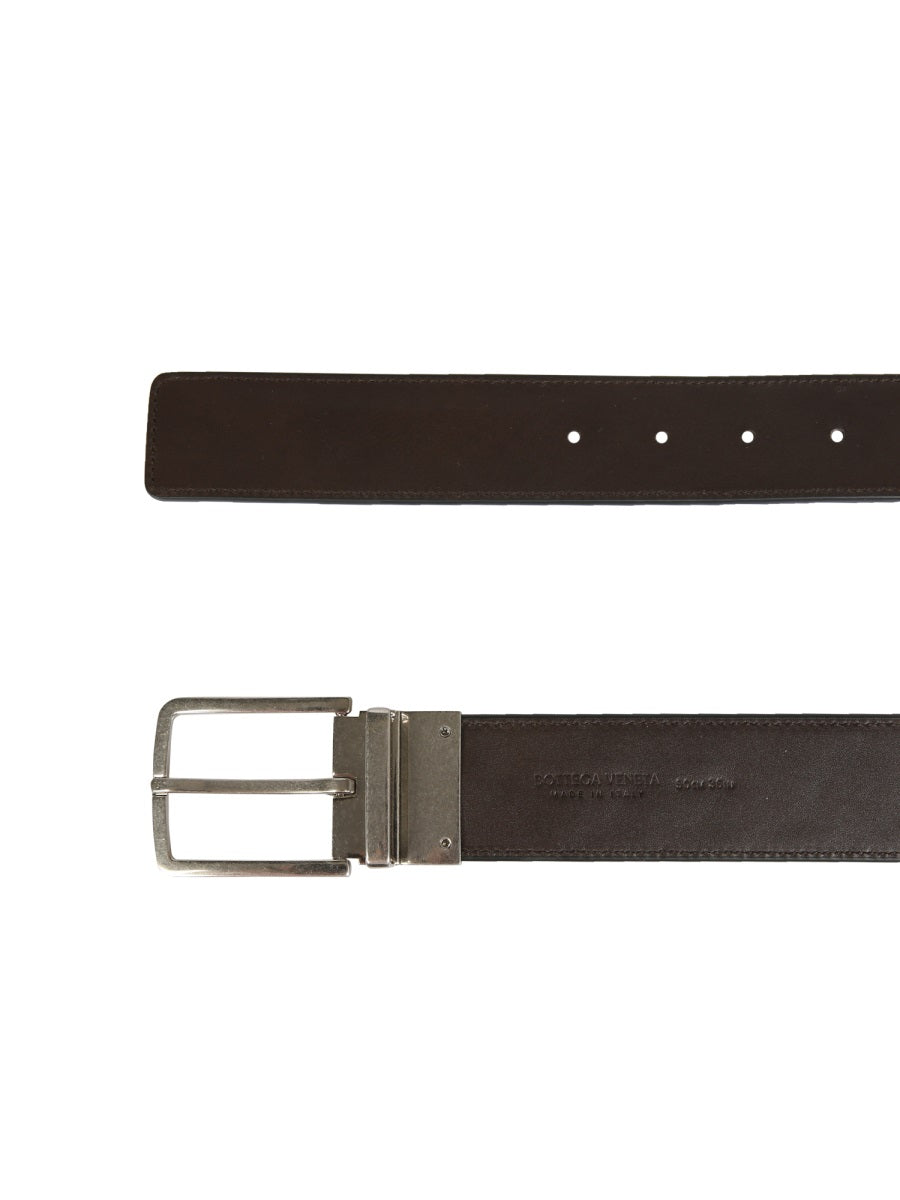 Reversible 3.5 cm Belt with Versatile Buckle