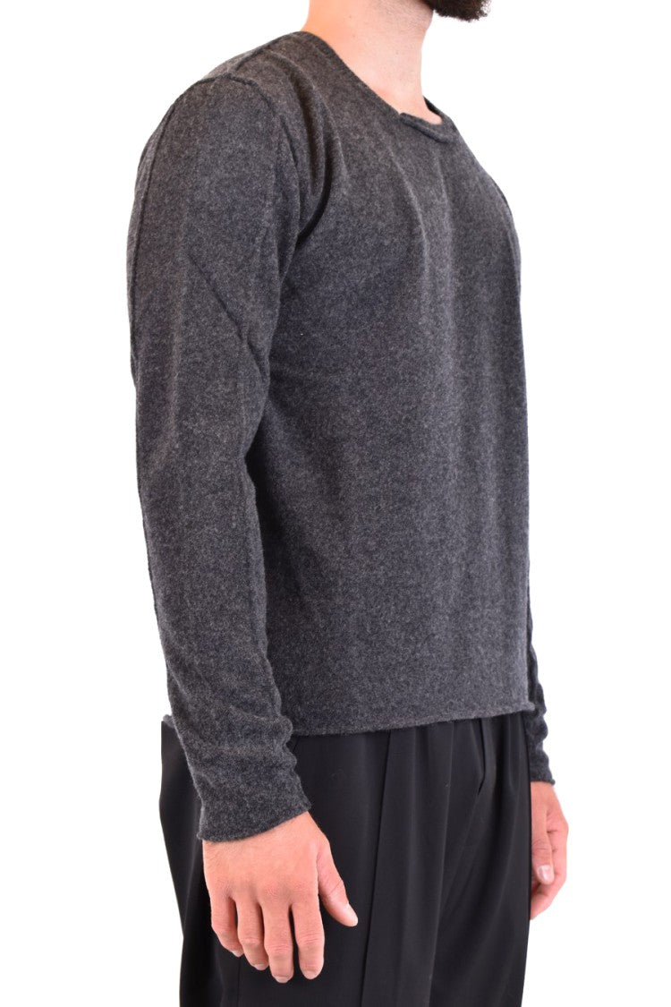 Sophisticated Knit Sweater With Textured Fabric