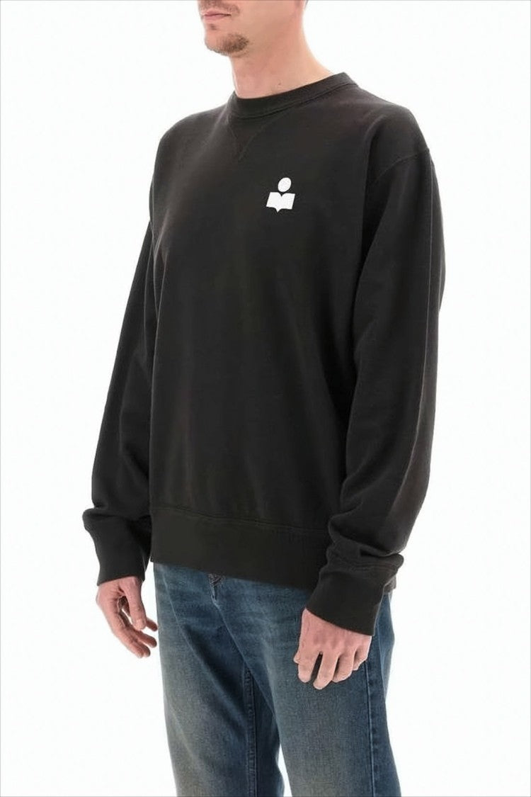 Relaxed-Fit Long Sleeve Sweatshirt with Ribbed Details