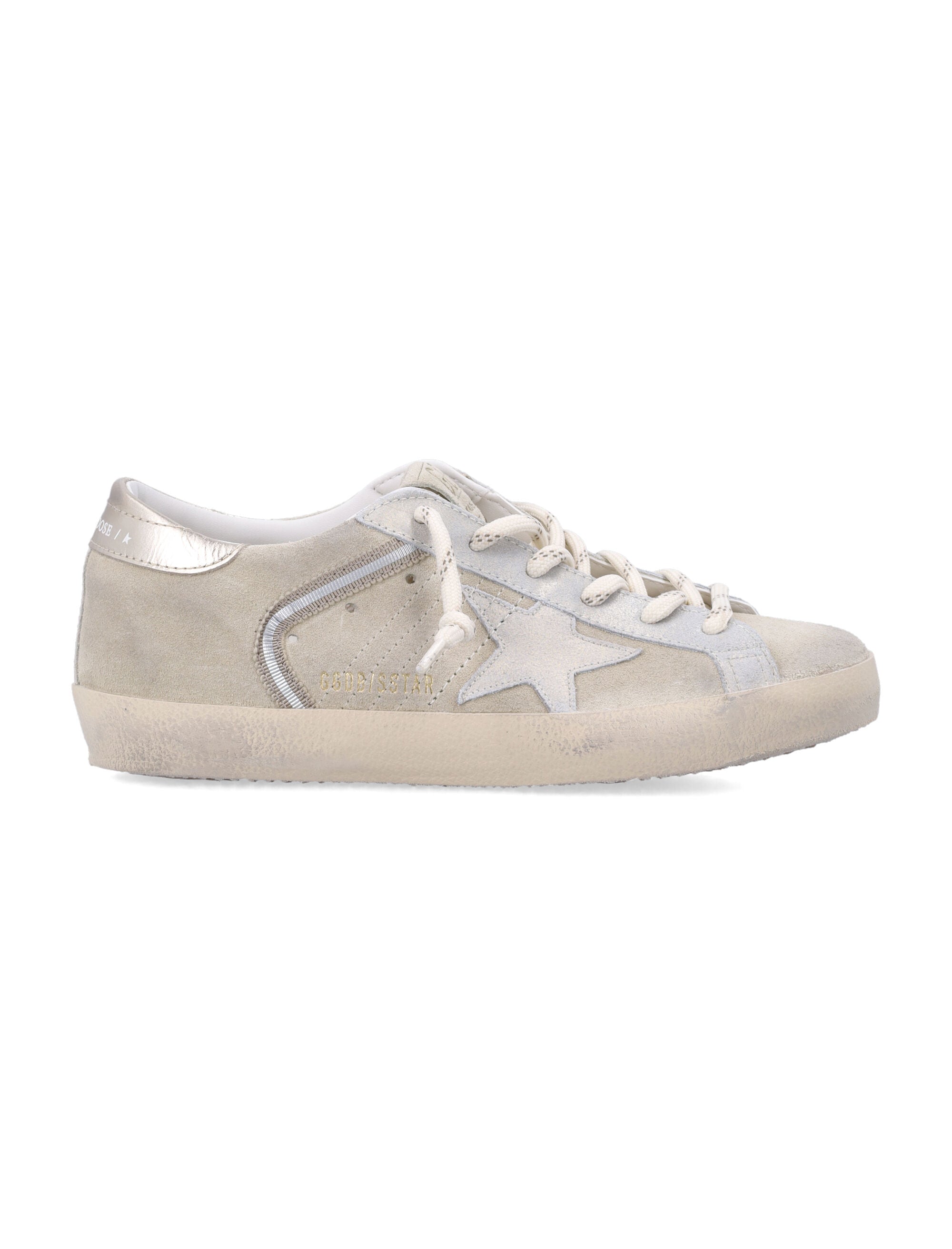 Golden Goose Womans Super Star Suede Sneakers