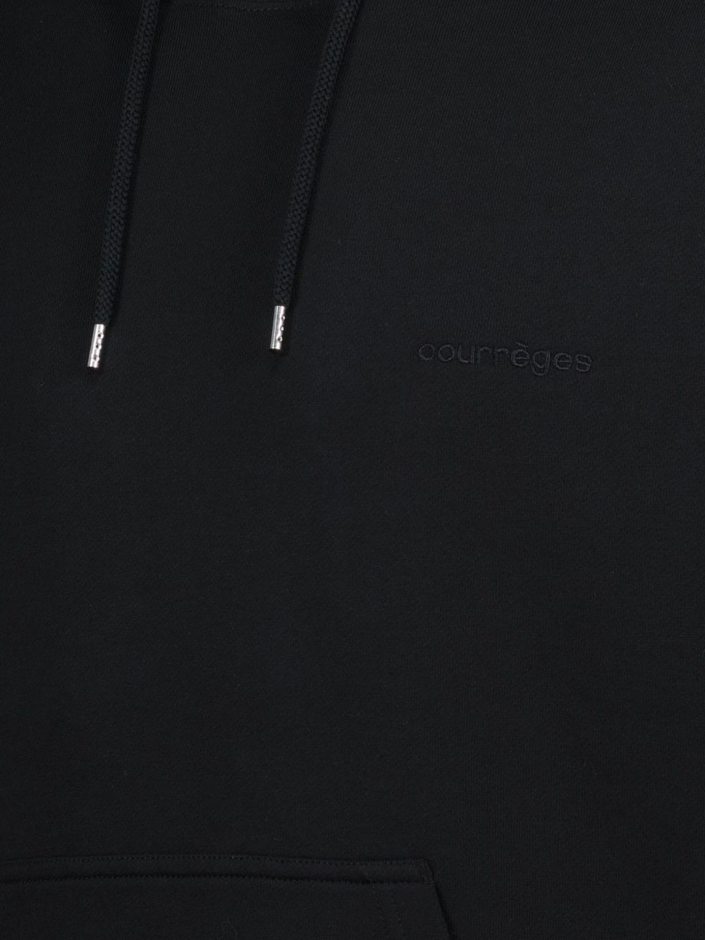 Black Cotton Hoodie