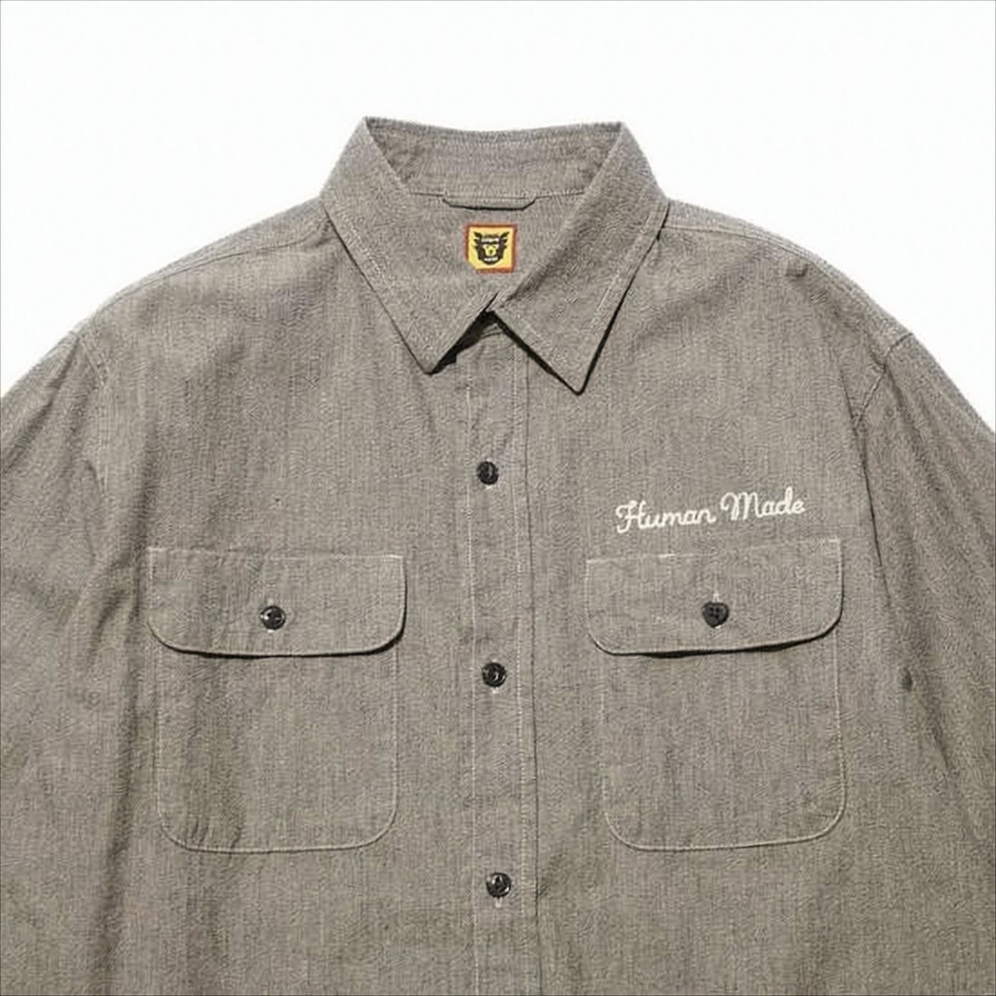 Relaxed Fit Long-Sleeve Shirt With Classic Collar And Slogan Detail