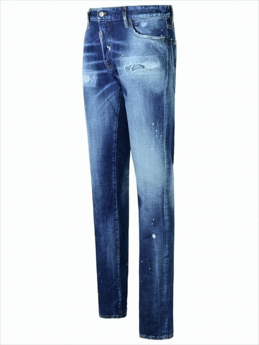 Slim Fit Medium Blue Denim Jeans