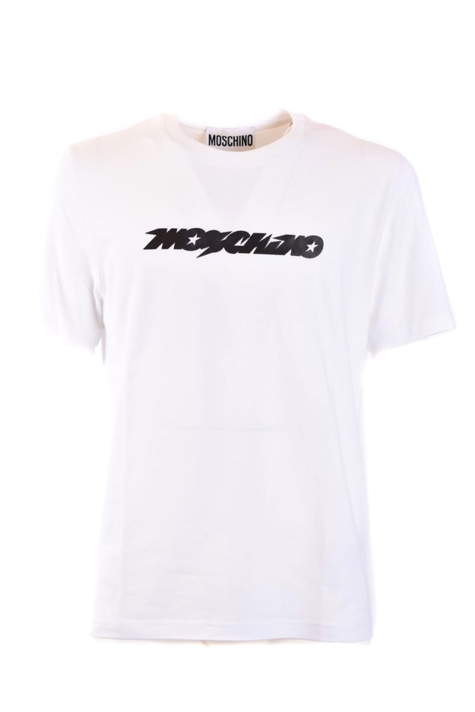 Classic Cotton T-Shirt With Iconic Moschino Logo For Men