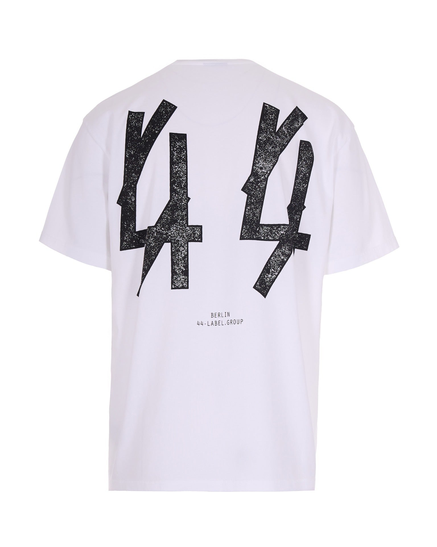 Graphic Print Jersey Cotton T-Shirt with Bold Text
