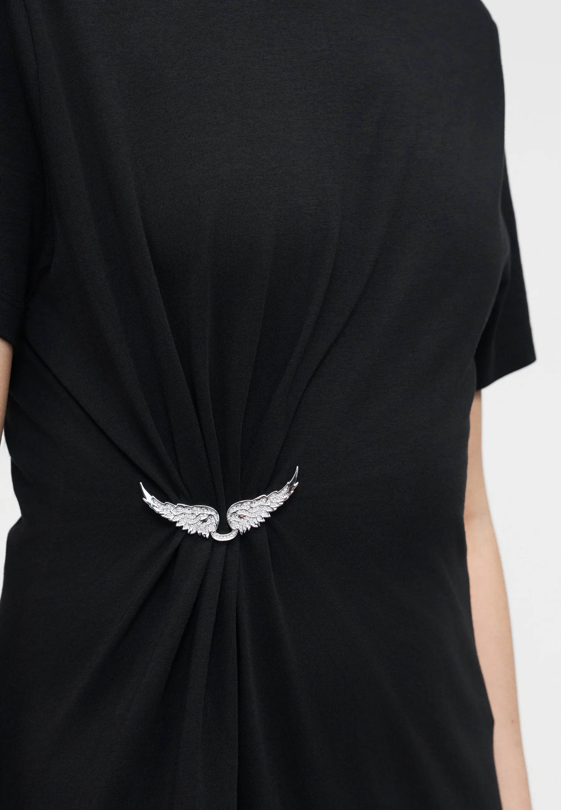 Mid-Calf Midi Dress with Gathered Waist