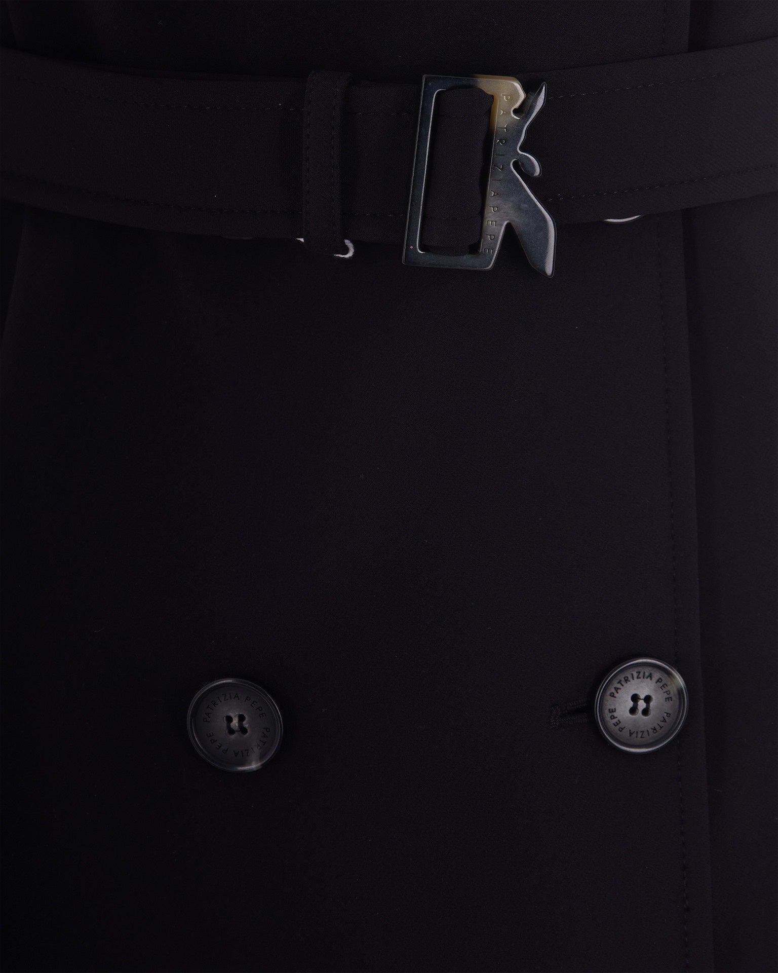 Bi-Elastic Nylon Trench Coat