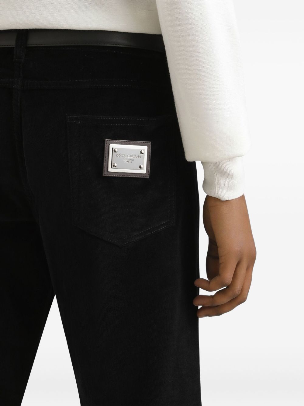 Regular-Fit Knit Trousers