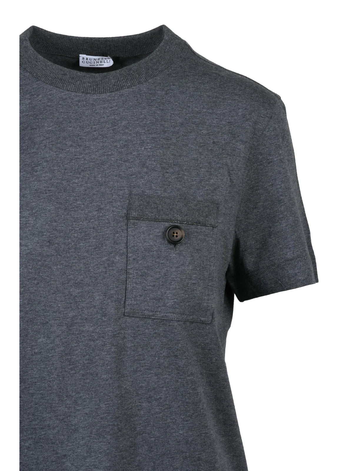 Grey Cotton Women T-shirt