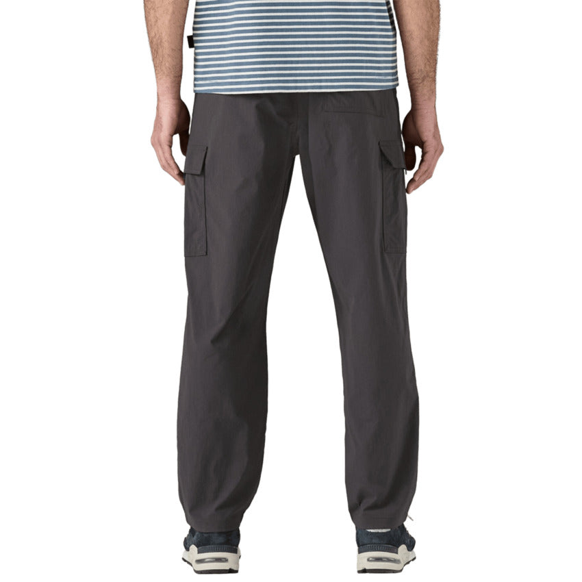 Ink Black Water-Repellent Cargo Trousers