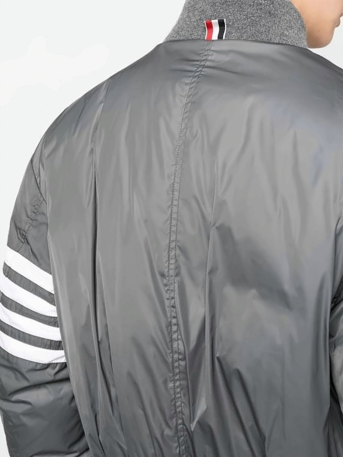 Padded Jacket with Ribbed Details