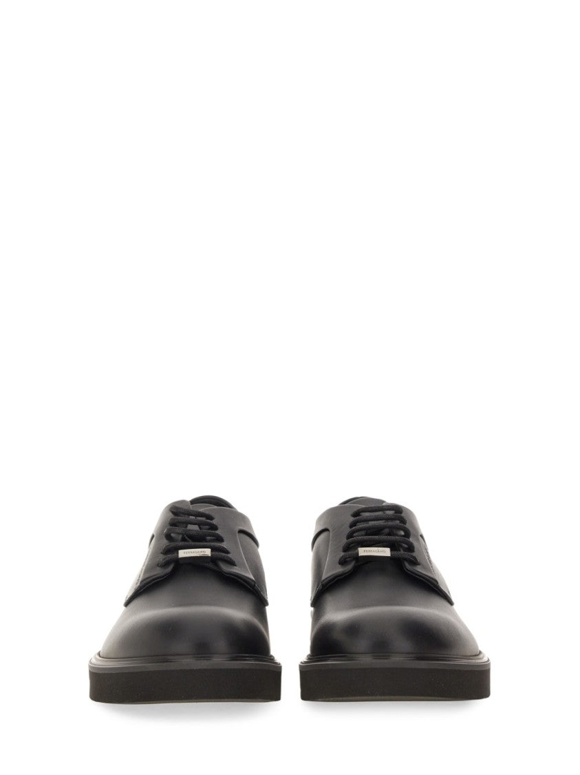 Derby Shoes With Ornamental Detailing