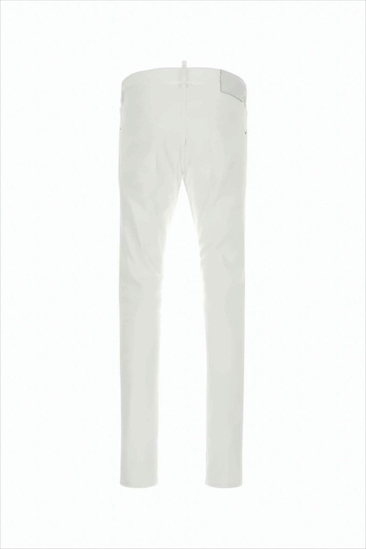 Slim-fit Denim Pants with Five-Pocket Design