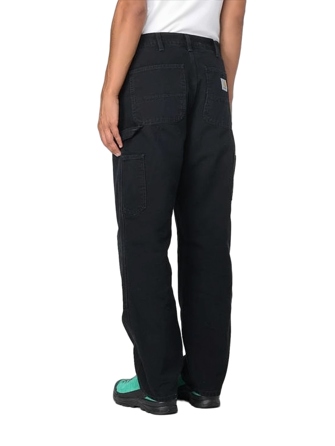 Relaxed Fit Black Denim Pants