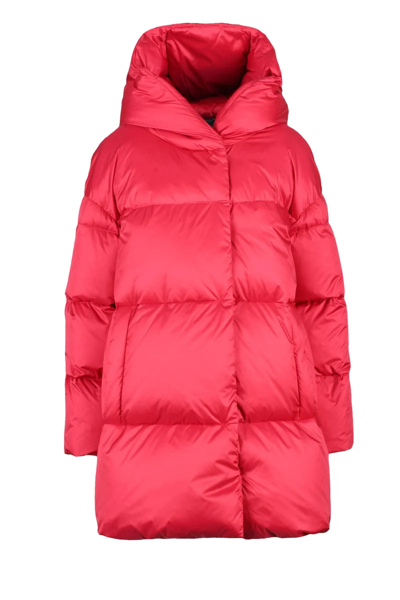 Oversized Down Jacket - Fuchsia