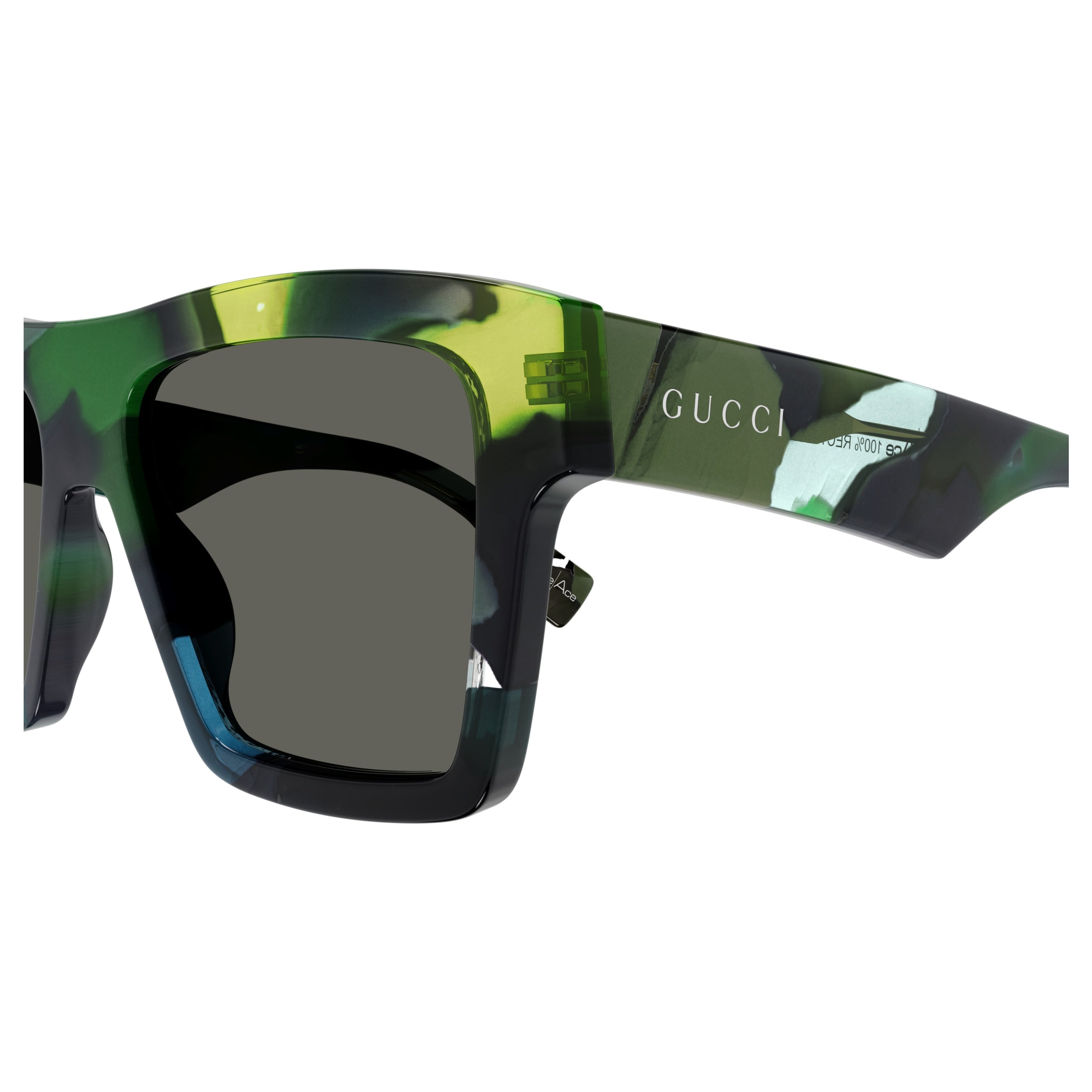 Gg1623s Oversized Square Frame Camouflage Sunglasses