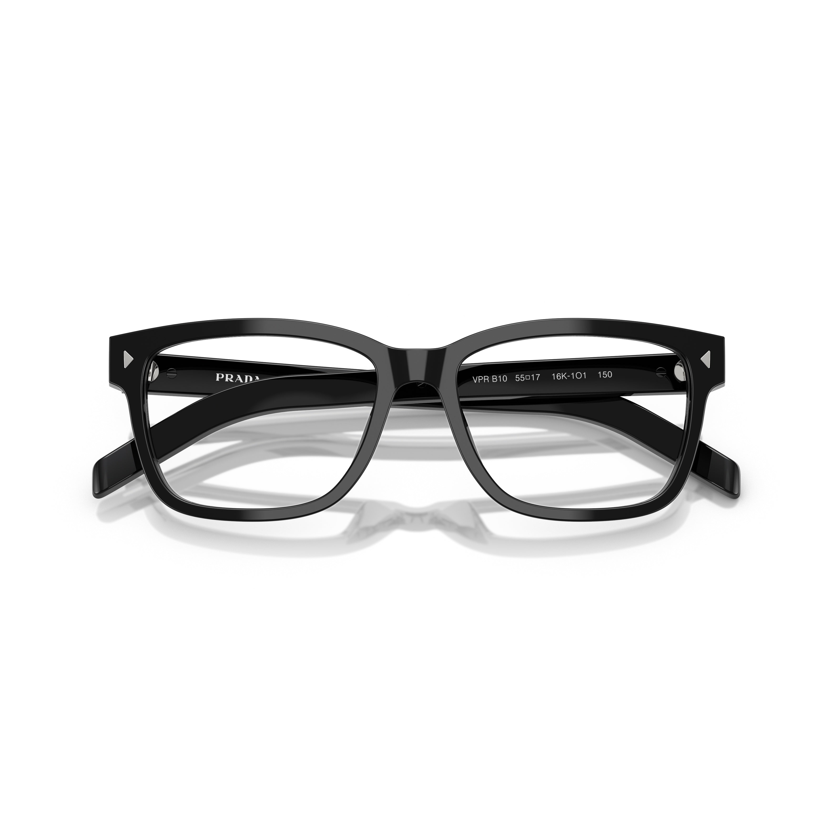 0pr B10v Rectangular Black Acetate Sunglasses