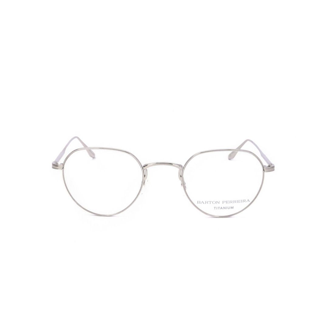 Bp5194 481yc Minimalist Thin Metal Frame Eyeglasses with Geometric Detail