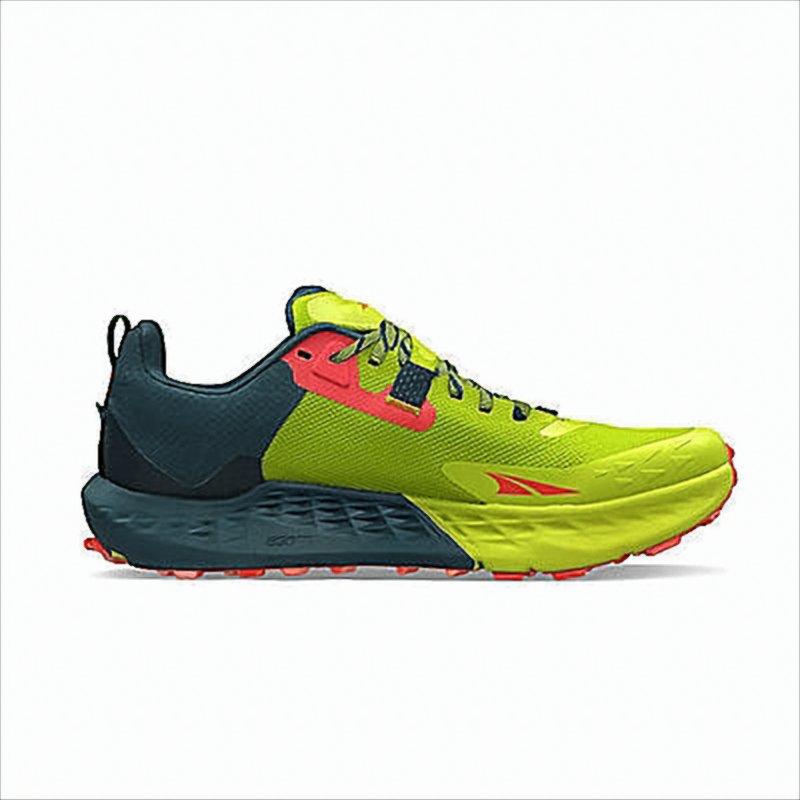 Neon Yellow Mesh Sneakers with Vibram Sole