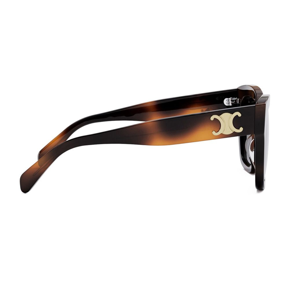 Triomphe Triomphe Geometric Sunglasses With Gold-Tone Emblem