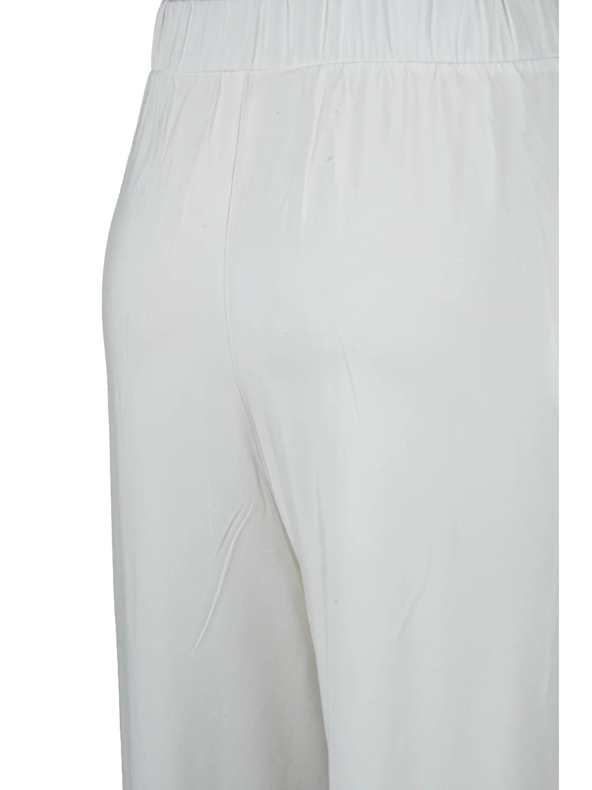 White Viscose Trousers