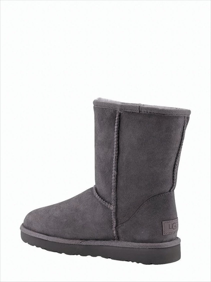Mid-Calf Suede Boots with Plush Lamb Lining