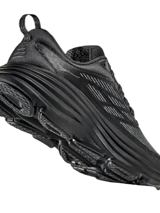 Streamlined Black Sneakers