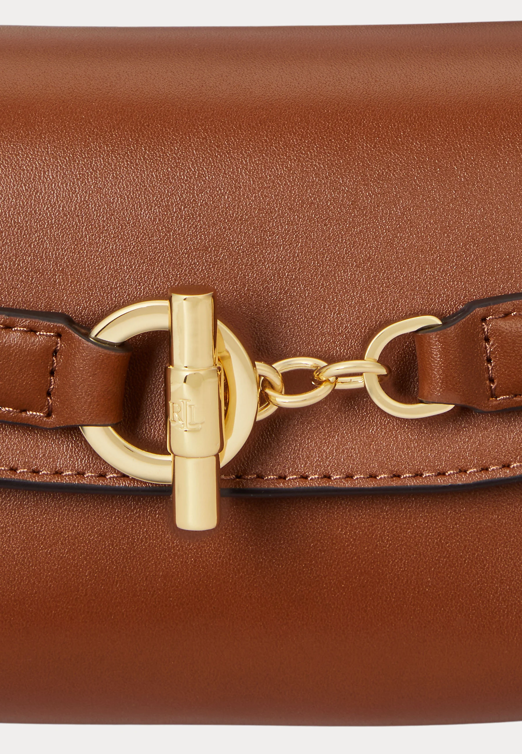 Brown Natural Smooth Leather Crossbody Bag