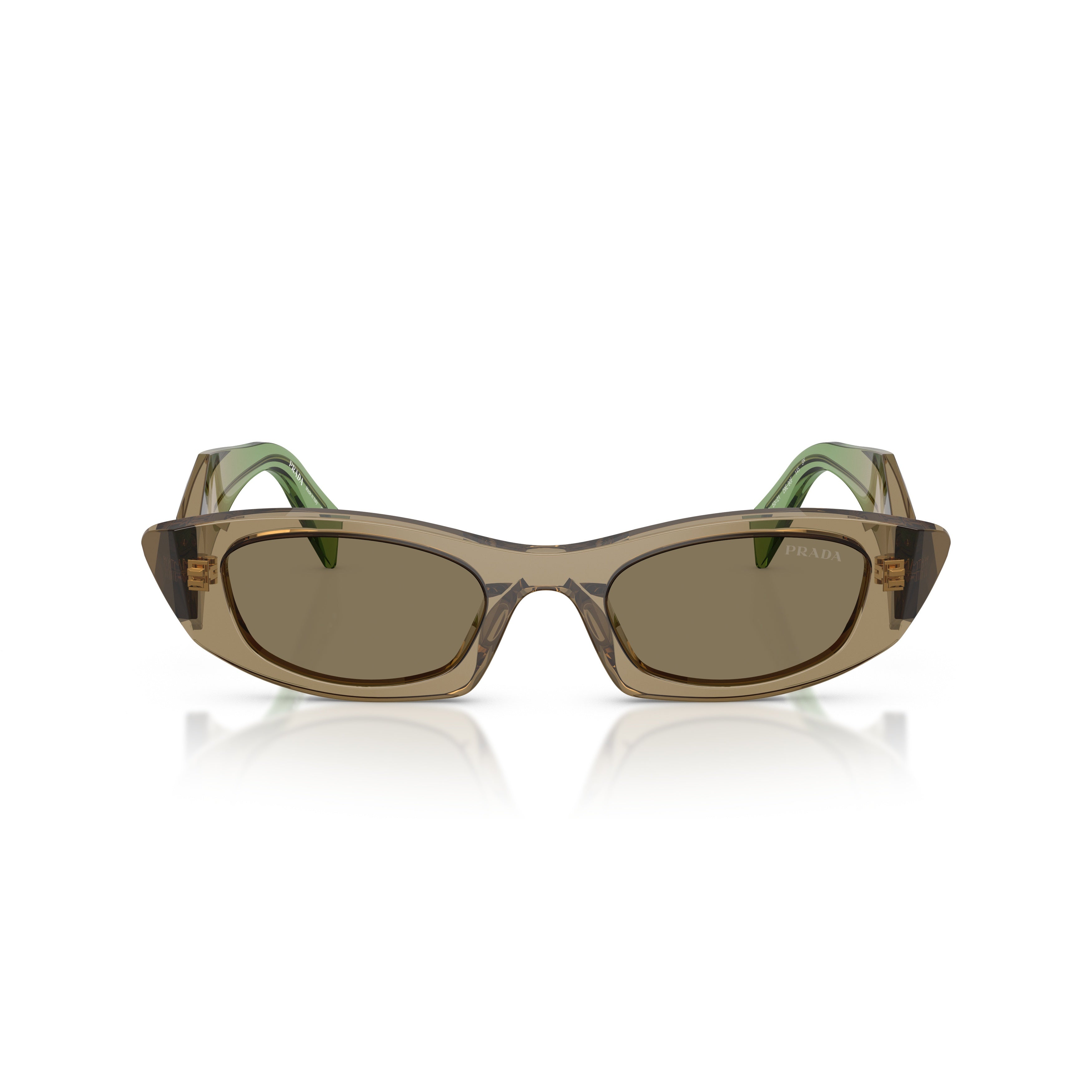 0pr B16s Translucent Acetate Rectangular Sunglasses