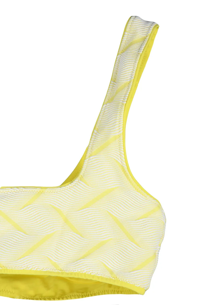 Two-Piece Swimsuit with Scoop Neck