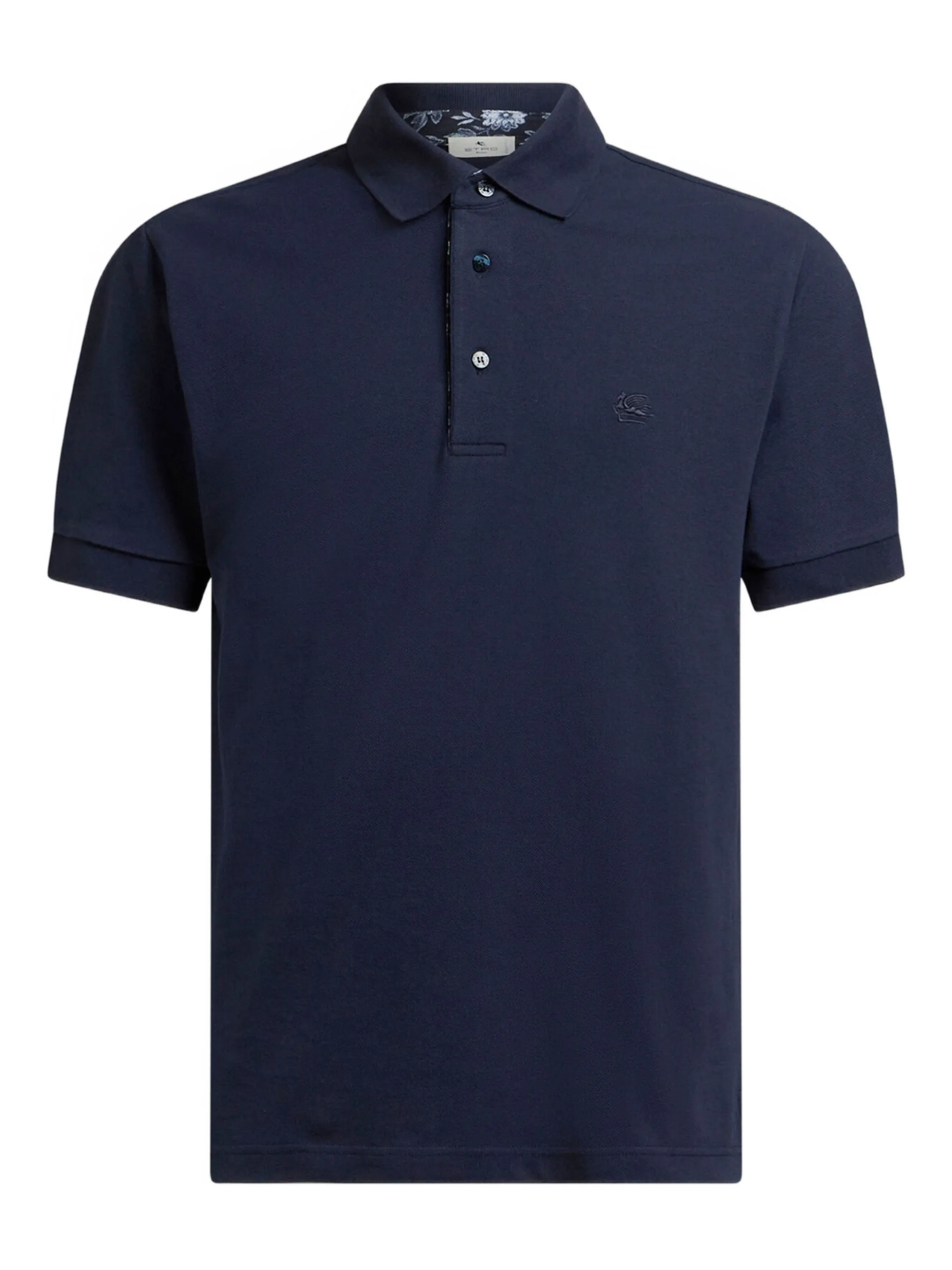 Roma Short-Sleeve Minimalist Logo Polo Shirt