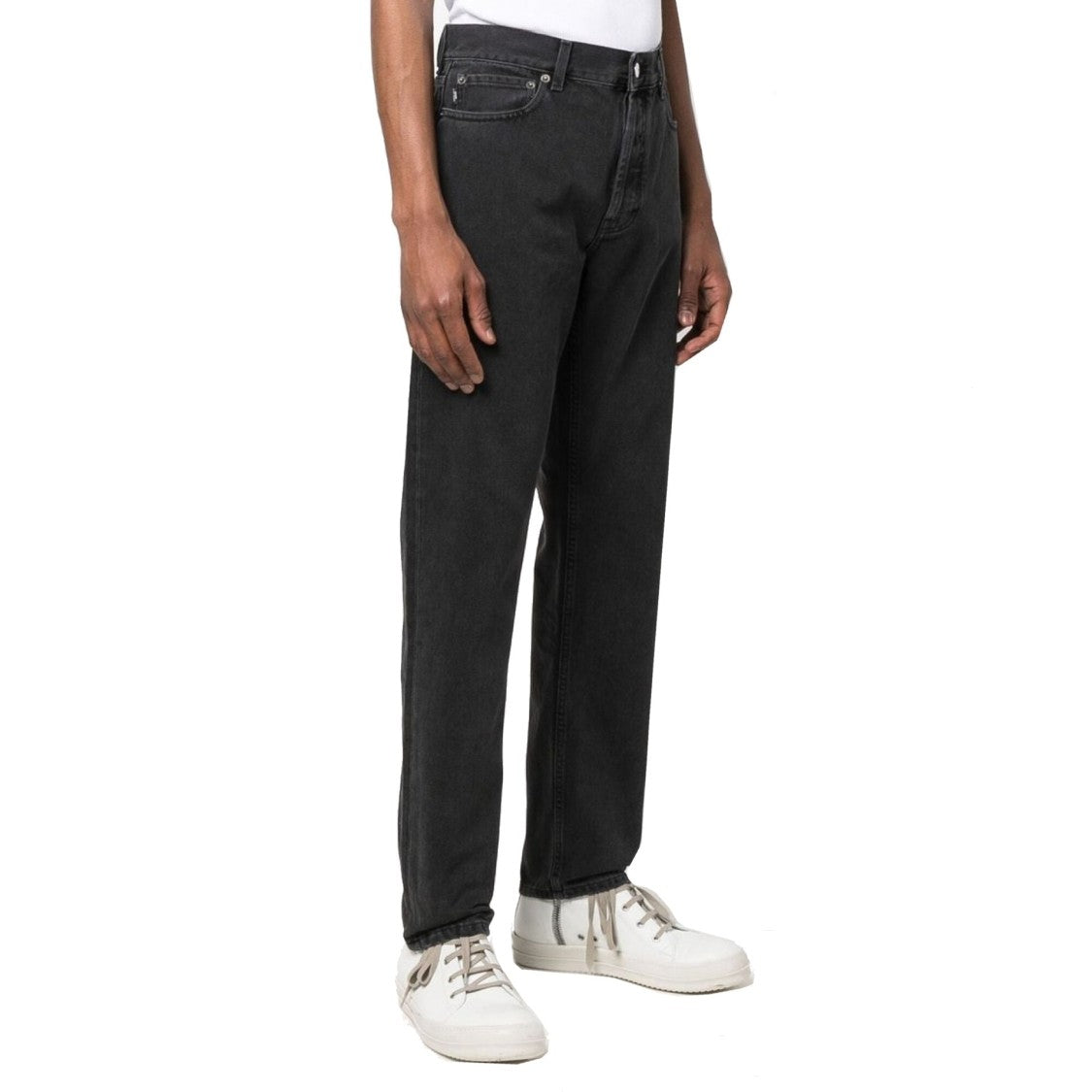 Straight Leg Slim Fit Denim Jeans