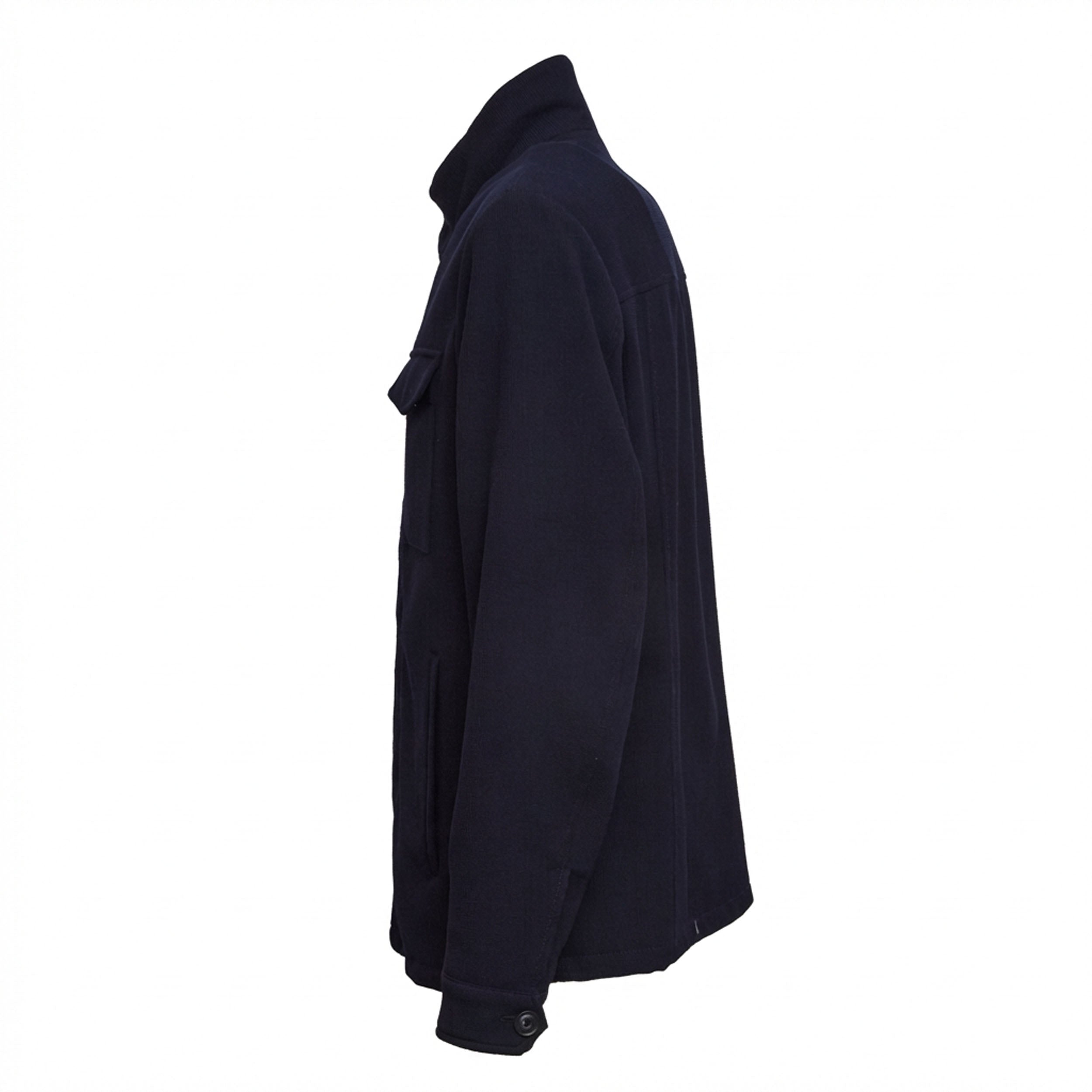 Wool & Cotton Stretch Short Travel Jacket