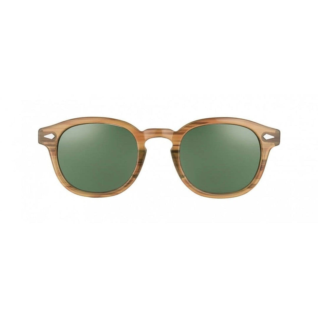 Or-Lem-S Lemtosh Sun Translucent Acetate Rounded Square Sunglasses
