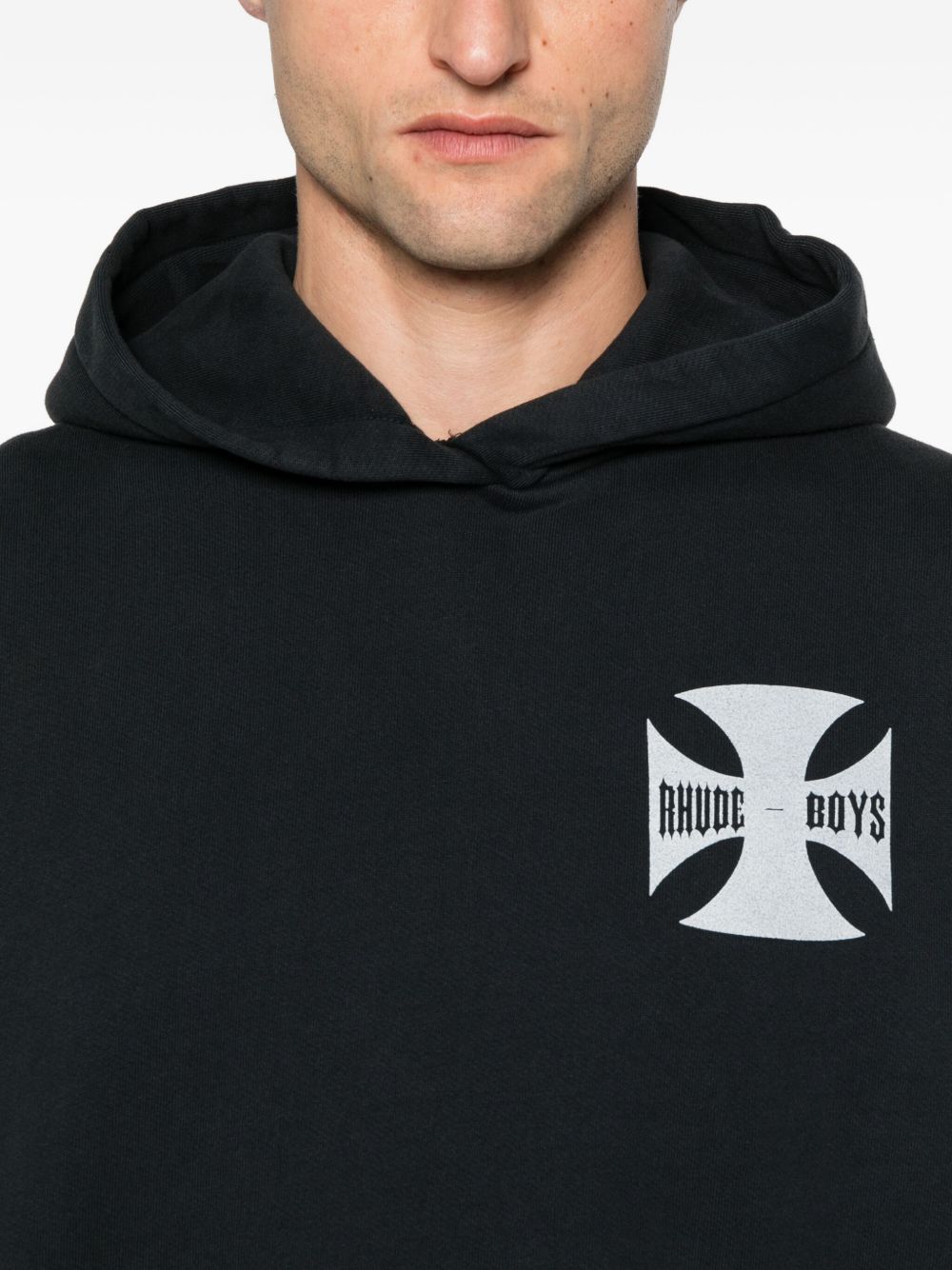 Hooded Black Sweater