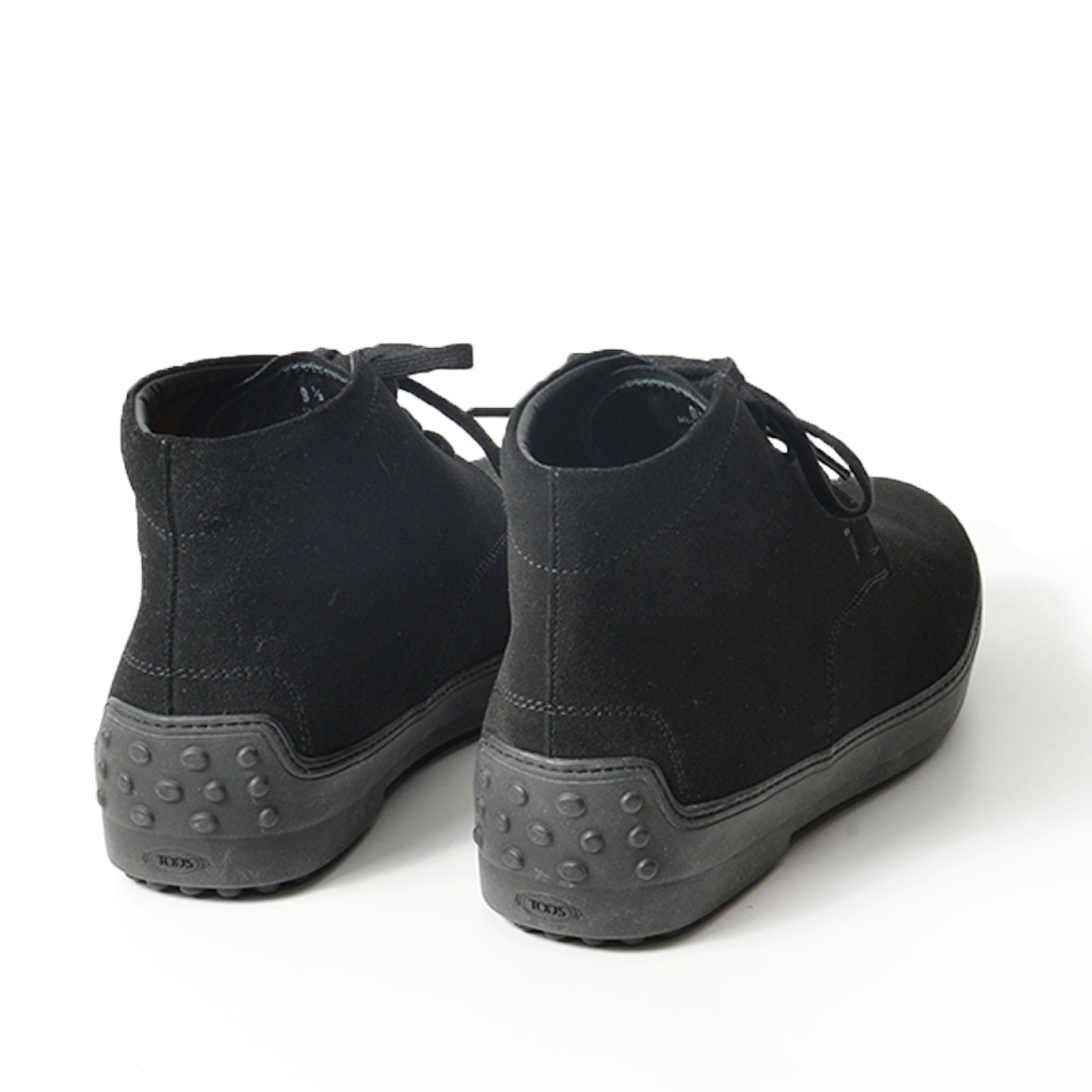 Black Gommino Suede Winter Ankle Boot