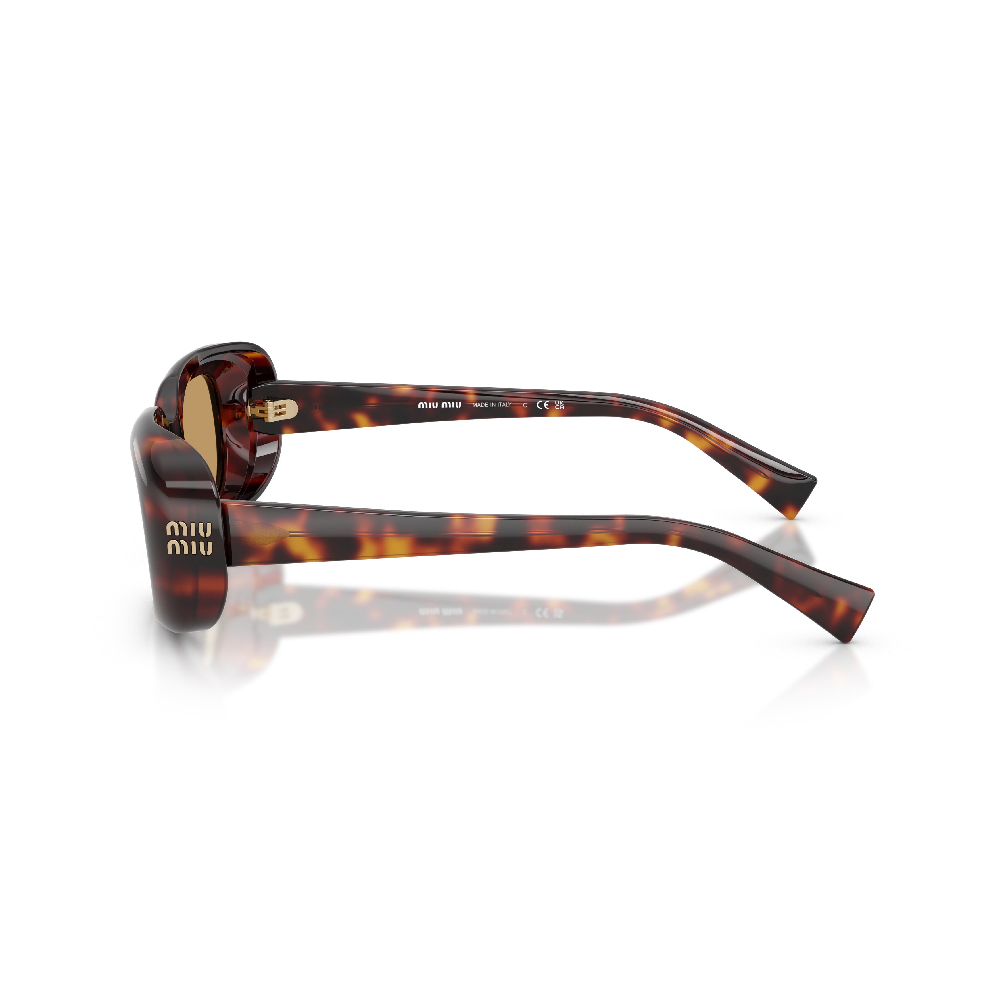 0mu B13s Rectangular Tortoiseshell Sunglasses