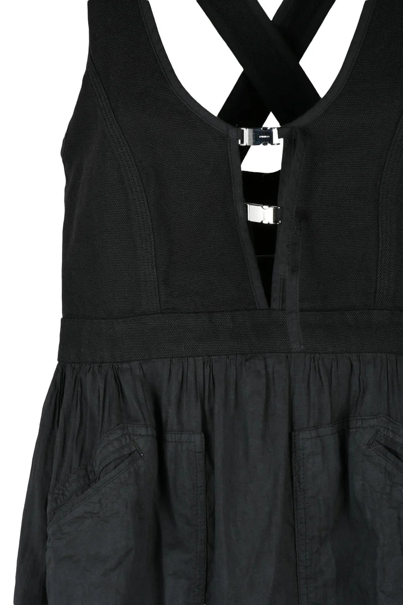 Long Garzato Dress - Black