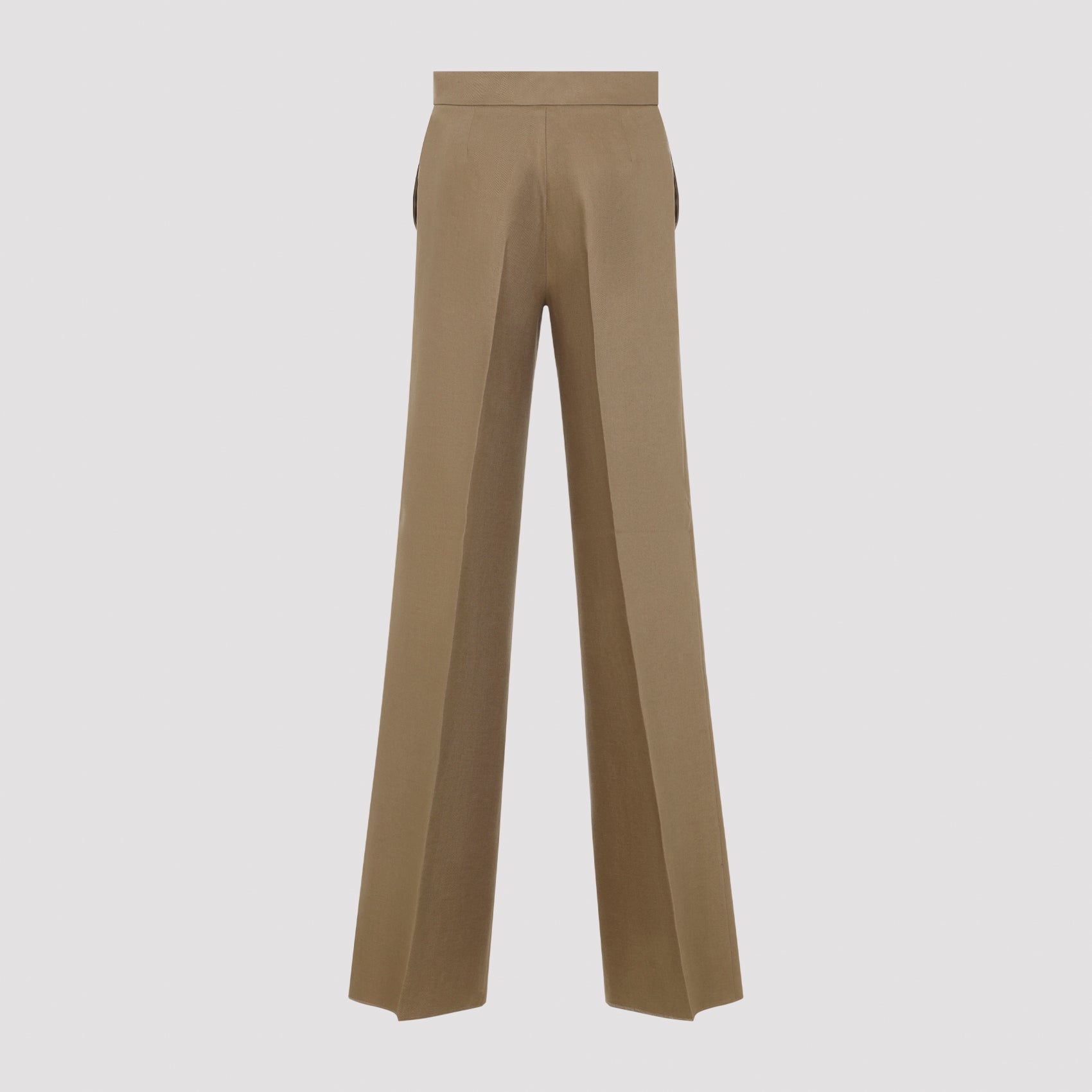 Brown Linen Trousers