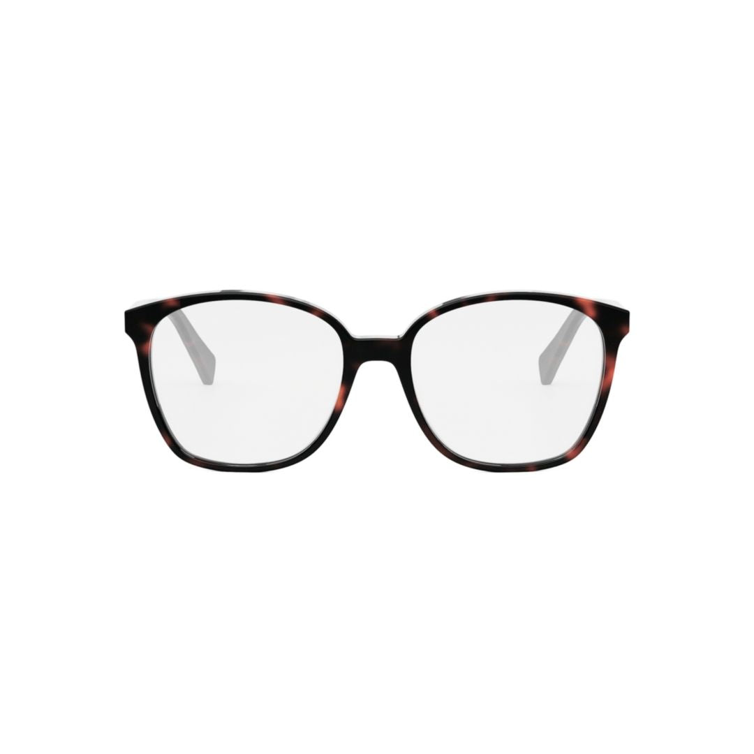 Cl50115i Square Tortoiseshell Pattern Eyeglasses