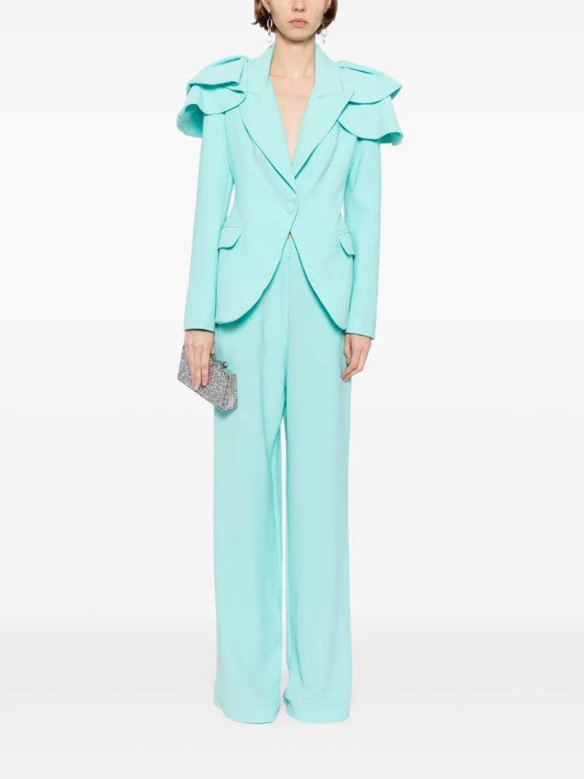 Ruffled Tailored Jacket