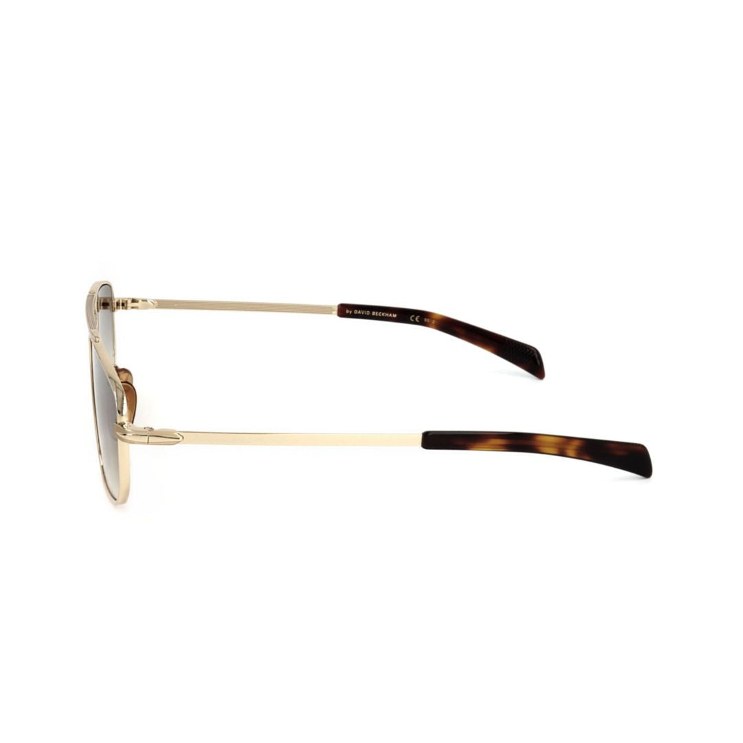 Db 7049/G/S Rectangular Gold-tone Metal Sunglasses