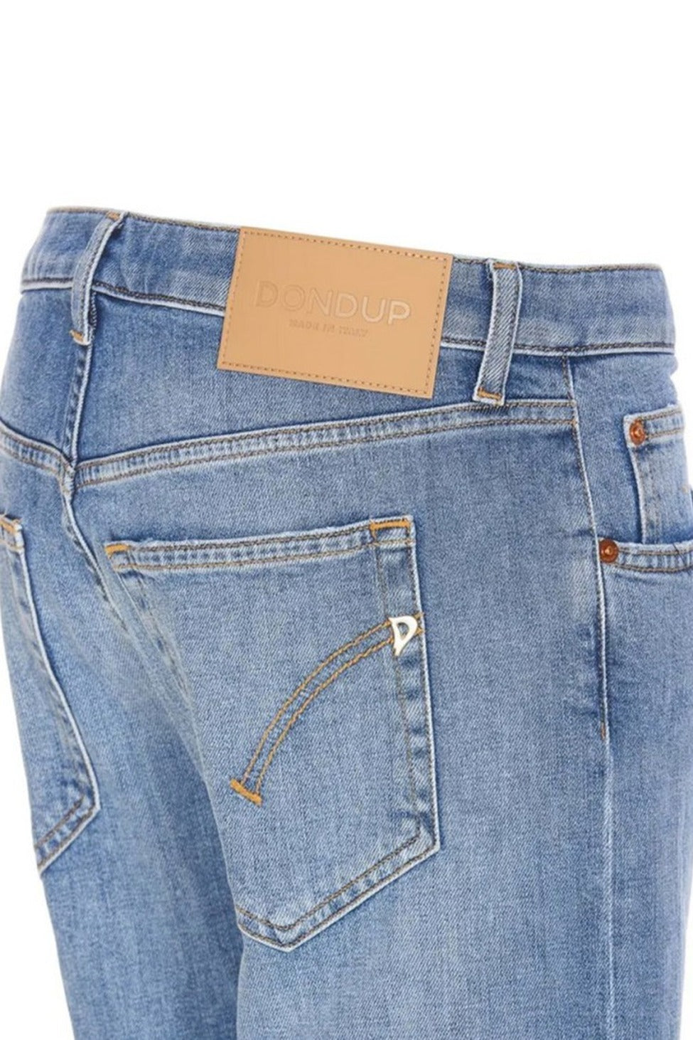 Slim-Fit Light Blue Trousers With Classic Five-Pocket Design